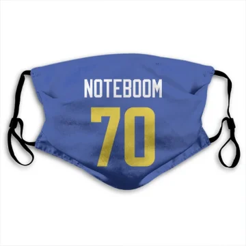 Joe Noteboom Los Angeles Rams  Face Mask - Royal