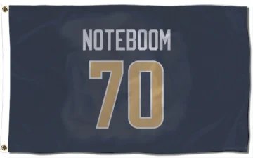 Joe Noteboom Los Angeles Rams  Flag (3 X 5) - Navy