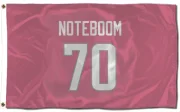 Joe Noteboom Los Angeles Rams  Flag (3 X 5) - Pink