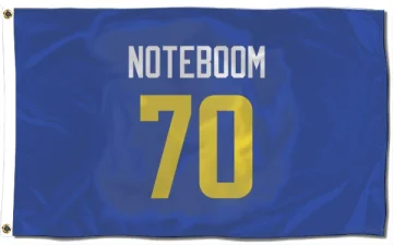 Joe Noteboom Los Angeles Rams  Flag (3 X 5) - Royal