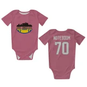 Joe Noteboom Los Angeles Rams  Infant & Newborn Bodysuit  - Pink