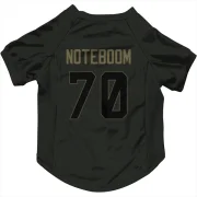 Joe Noteboom Los Angeles Rams  Service Dog & Cat Pet Jersey - Black