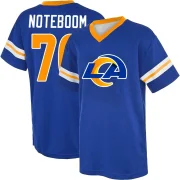 Joe Noteboom Youth Los Angeles Rams Game Day V-Neck T-Shirt Royal