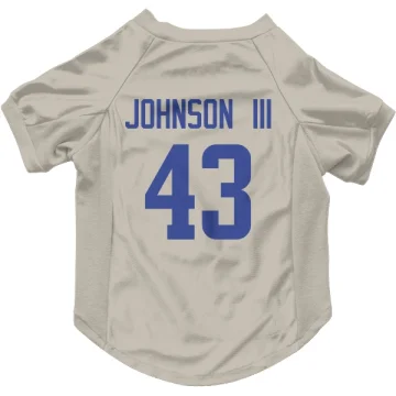 John Johnson III Los Angeles Rams   Bone Dog & Cat Pet Jersey