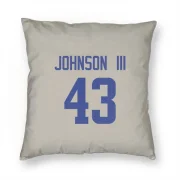 John Johnson III Los Angeles Rams   Bone Pillow Cover (18 X 18)