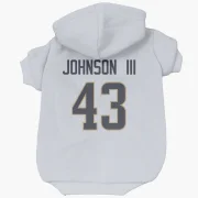 John Johnson III Los Angeles Rams  Dog & Cat Pet Hoodie - White