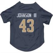 John Johnson III Los Angeles Rams  Dog & Cat Pet Jersey - Navy