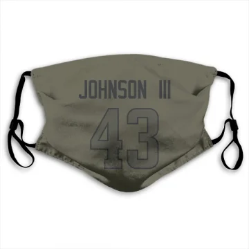 John Johnson III Los Angeles Rams  Face Mask - Olive