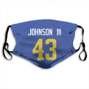 John Johnson III Los Angeles Rams  Face Mask - Royal