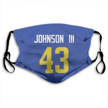 John Johnson III Los Angeles Rams  Face Mask - Royal