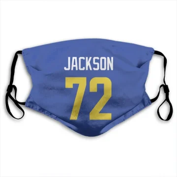 Jonah Jackson Los Angeles Rams  Face Mask - Royal