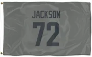 Jonah Jackson Los Angeles Rams  Flag (3 X 5) - Gray