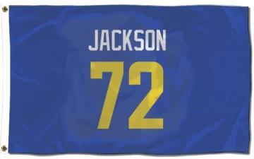 Jonah Jackson Los Angeles Rams  Flag (3 X 5) - Royal