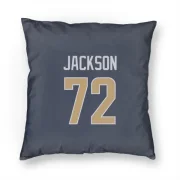 Jonah Jackson Los Angeles Rams  Pillow Cover (18 X 18) - Navy