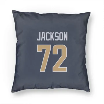 Jonah Jackson Los Angeles Rams  Pillow Cover (18 X 18) - Navy