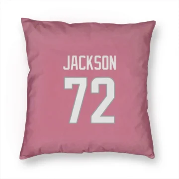 Jonah Jackson Los Angeles Rams  Pillow Cover (18 X 18) - Pink