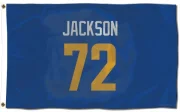 Jonah Jackson Los Angeles Rams   Royal  Flag (3 X 5) - Gold