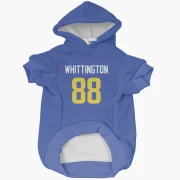 Jordan Whittington Los Angeles Rams  Dog & Cat Pet Hoodie - Royal