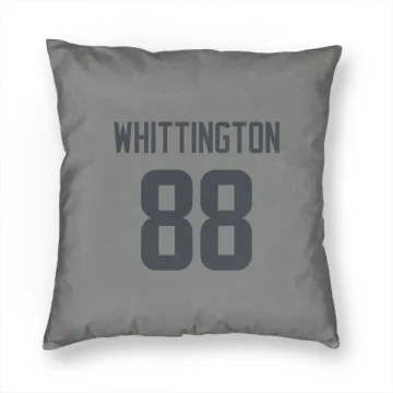 Jordan Whittington Los Angeles Rams  Pillow Cover (18 X 18) - Gray