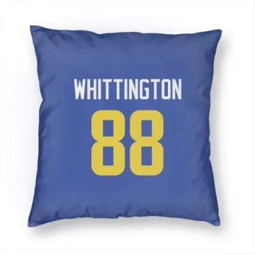 Jordan Whittington Los Angeles Rams  Pillow Cover (18 X 18) - Royal