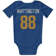 Jordan Whittington Los Angeles Rams   Royal  Infant & Newborn Bodysuit - Gold