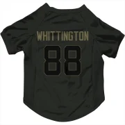 Jordan Whittington Los Angeles Rams  Service Dog & Cat Pet Jersey - Black