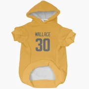 Josh Wallace Los Angeles Rams  Dog & Cat Pet Hoodie - Gold