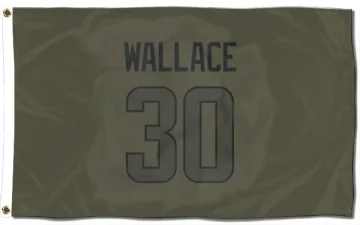 Josh Wallace Los Angeles Rams  Flag (3 X 5) - Olive