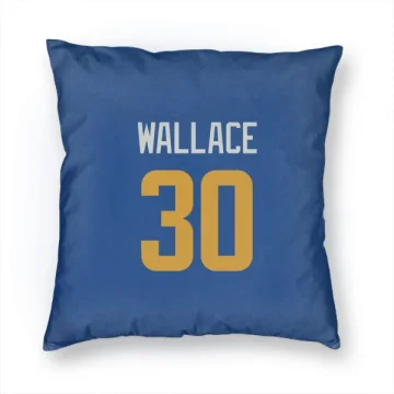 Josh Wallace Los Angeles Rams   Royal  Pillow Cover (18 X 18) - Gold