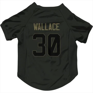 Josh Wallace Los Angeles Rams  Service Dog & Cat Pet Jersey - Black