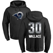 Josh Wallace Men's Los Angeles Rams Midnight Mascot Pullover Hoodie Black