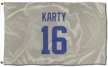 Joshua Karty Los Angeles Rams   Bone Flag (3 X 5)