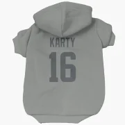 Joshua Karty Los Angeles Rams  Dog & Cat Pet Hoodie - Gray