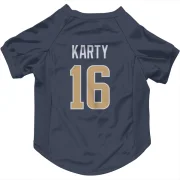 Joshua Karty Los Angeles Rams  Dog & Cat Pet Jersey - Navy