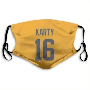 Joshua Karty Los Angeles Rams  Face Mask - Gold