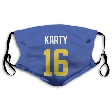 Joshua Karty Los Angeles Rams  Face Mask - Royal