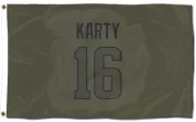 Joshua Karty Los Angeles Rams  Flag (3 X 5) - Olive