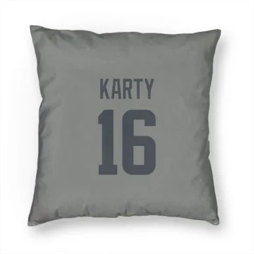 Joshua Karty Los Angeles Rams  Pillow Cover (18 X 18) - Gray