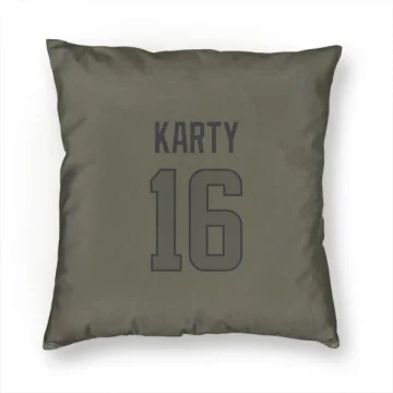 Joshua Karty Los Angeles Rams  Pillow Cover (18 X 18) - Olive