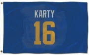 Joshua Karty Los Angeles Rams   Royal  Flag (3 X 5) - Gold