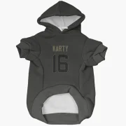 Joshua Karty Los Angeles Rams  Service Dog & Cat Pet Hoodie - Black