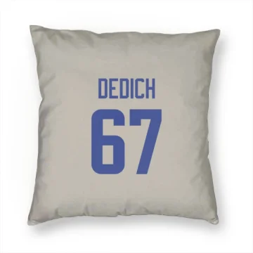 Justin Dedich Los Angeles Rams   Bone Pillow Cover (18 X 18)