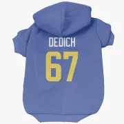 Justin Dedich Los Angeles Rams  Dog & Cat Pet Hoodie - Royal