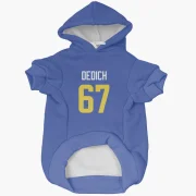 Justin Dedich Los Angeles Rams  Dog & Cat Pet Hoodie - Royal