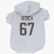 Justin Dedich Los Angeles Rams  Dog & Cat Pet Hoodie - White