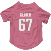 Justin Dedich Los Angeles Rams  Dog & Cat Pet Jersey - Pink