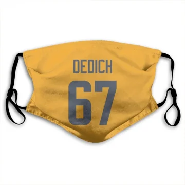 Justin Dedich Los Angeles Rams  Face Mask - Gold