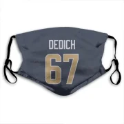 Justin Dedich Los Angeles Rams  Face Mask - Navy