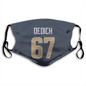 Justin Dedich Los Angeles Rams  Face Mask - Navy