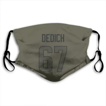 Justin Dedich Los Angeles Rams  Face Mask - Olive